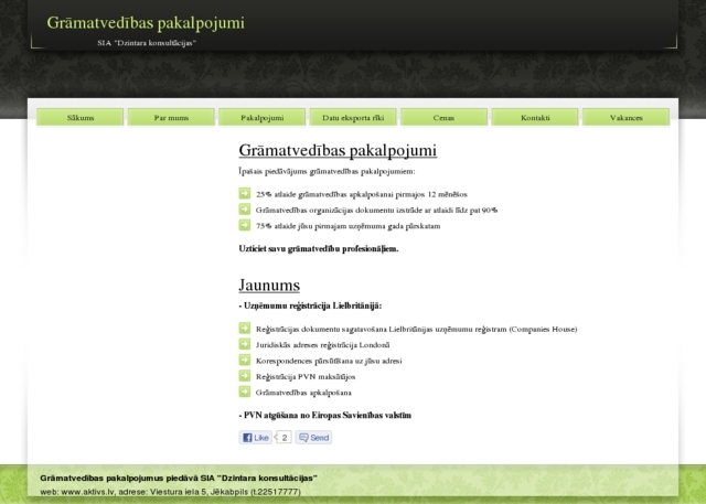 Dzintara konsultācijas, SIA