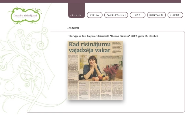 Finanšu risinājumi, SIA