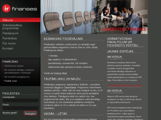 I. R. Finanses, SIA